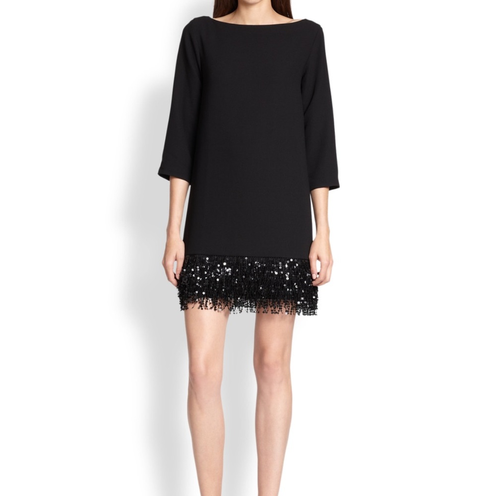 NWT Kate spade mini sequin fringe dress size 4